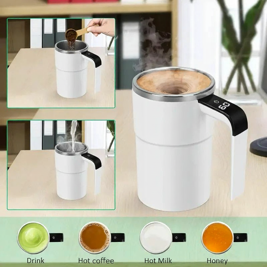 Effortless Coffee Mixer Mug